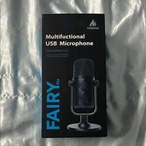 Maono Black Multifunctional USB Microphone (USB-C compatible)